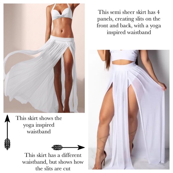Sexy Semi-Sheer Maxi Skirt Swimsuit Beach Coverup - Picture 2 of 16